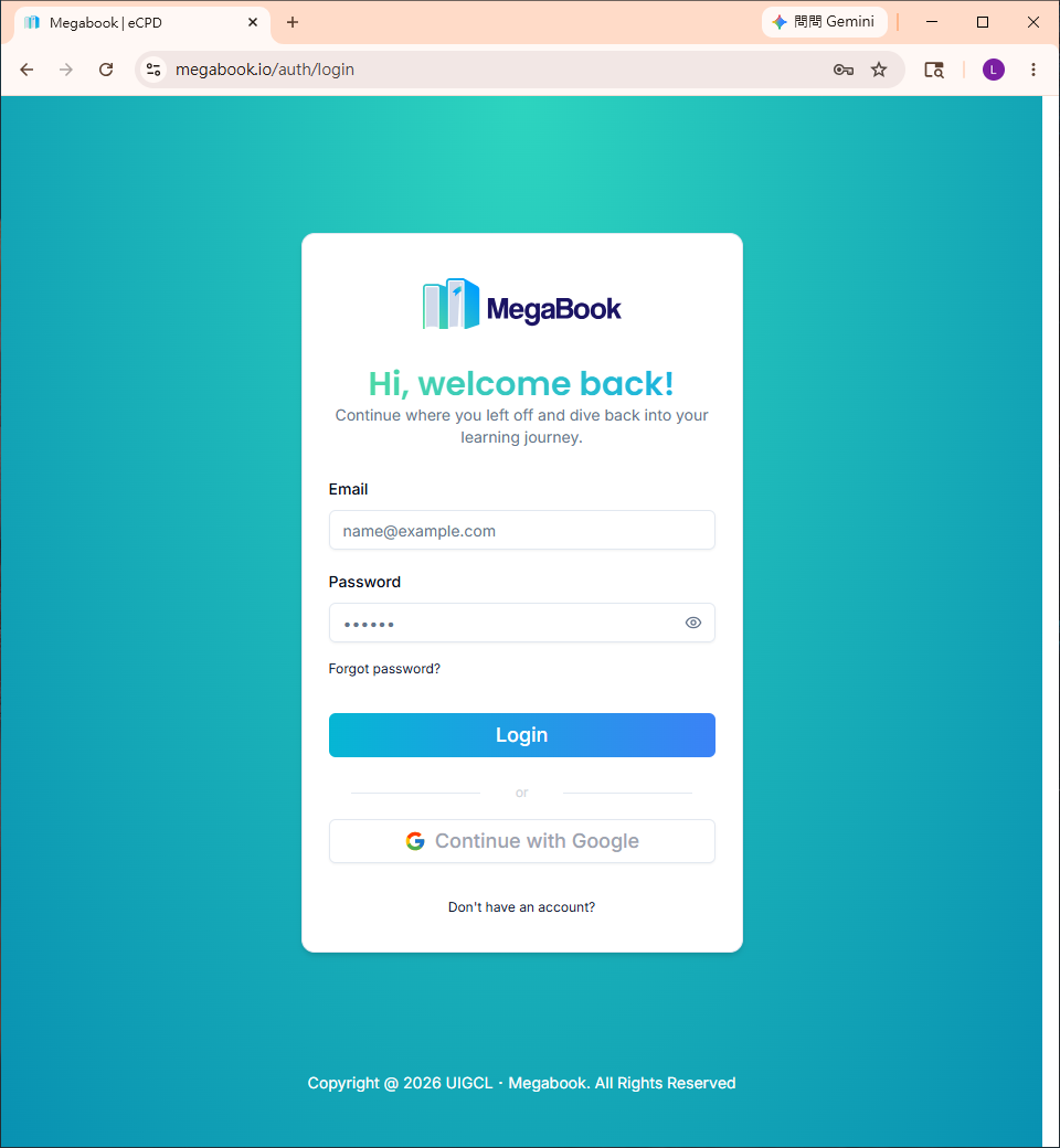 Login Page